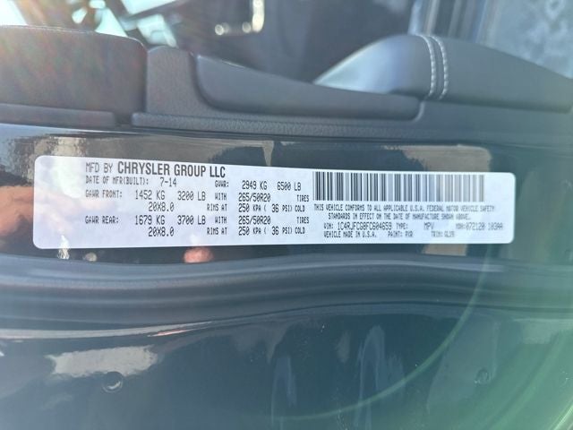 2015 Jeep Grand Cherokee Overland