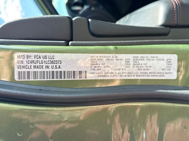 2020 Jeep Grand Cherokee Trailhawk