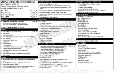 2020 Jeep Grand Cherokee Trailhawk