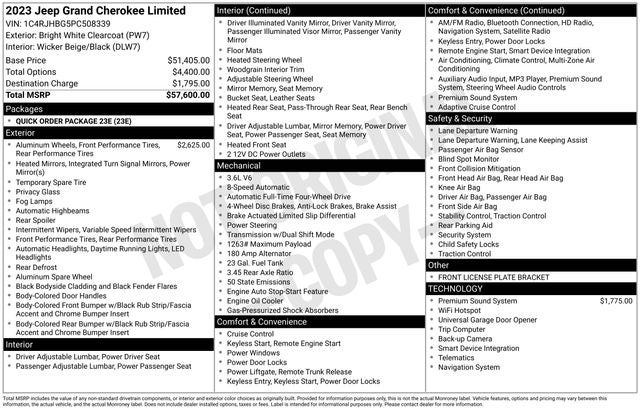 2023 Jeep Grand Cherokee Limited