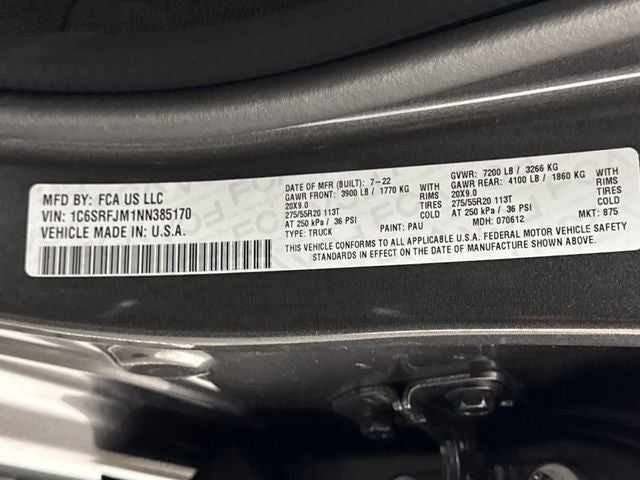 2022 RAM 1500 Laramie