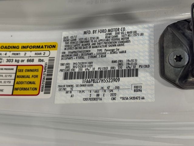 2017 Ford Mustang Shelby GT350