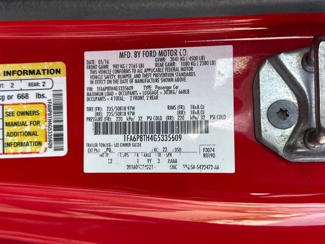 2016 Ford Mustang EcoBoost