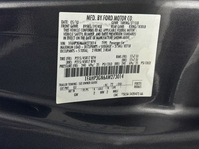 2010 Ford Focus SES