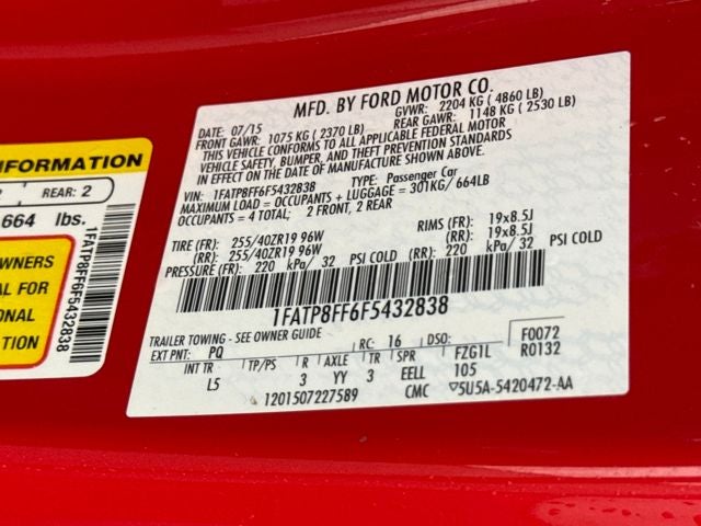 2015 Ford Mustang GT Premium