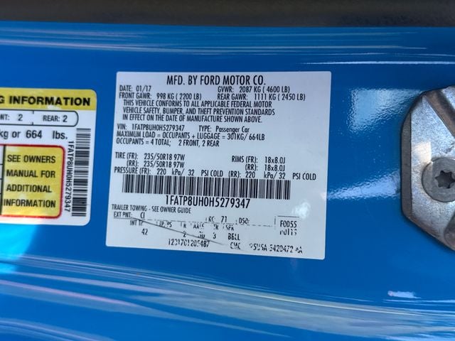 2017 Ford Mustang EcoBoost Premium