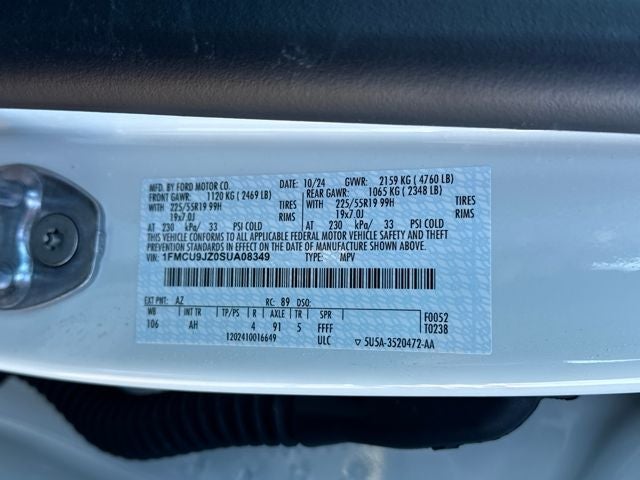 2025 Ford Escape Hybrid Platinum