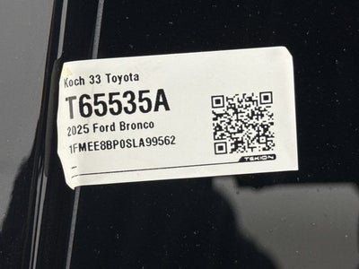 2025 Ford Bronco Outer Banks