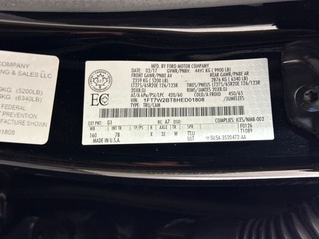 2017 Ford F-250SD Platinum