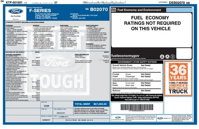 2013 Ford F-350SD Platinum