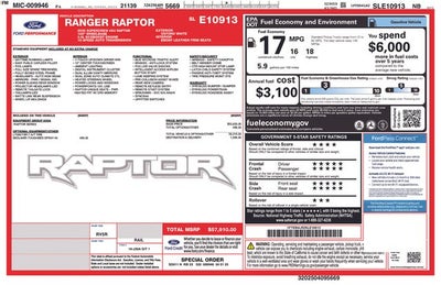 2025 Ford Ranger Raptor