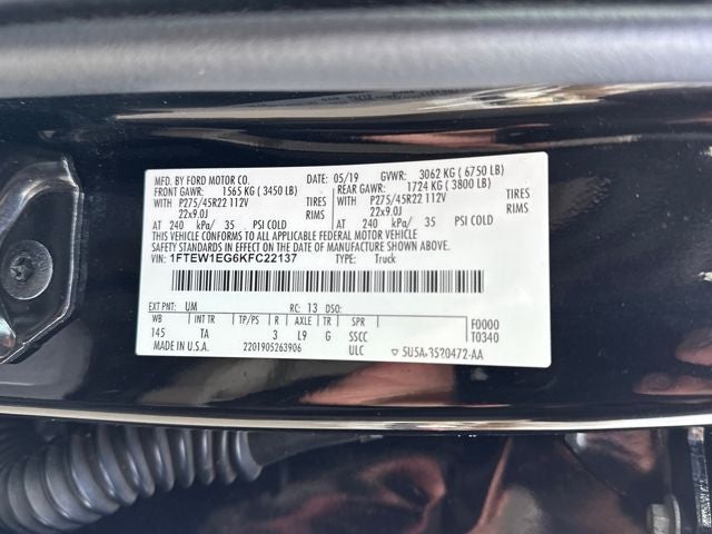 2019 Ford F-150 Limited