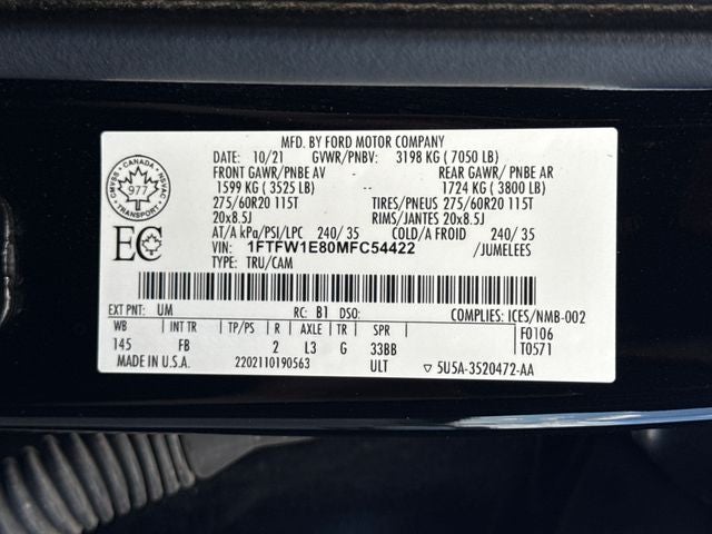 2021 Ford F-150 XLT