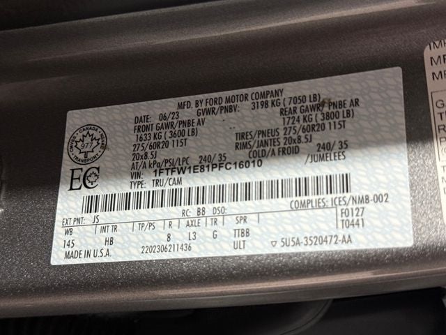 2023 Ford F-150 Lariat