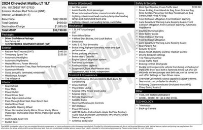 2024 Chevrolet Malibu LT 1LT