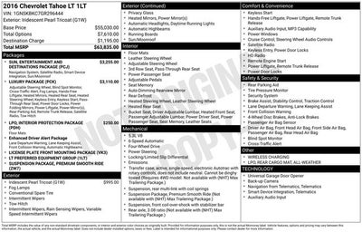 2016 Chevrolet Tahoe LT