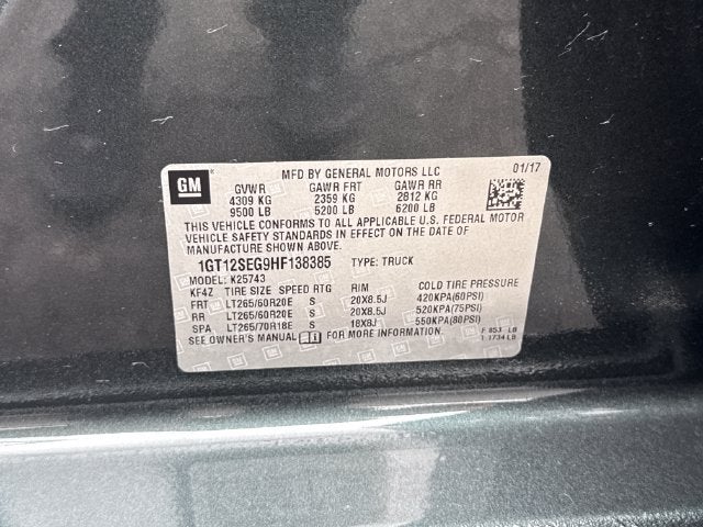 2017 GMC Sierra 2500HD SLE