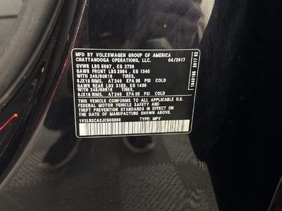 2018 Volkswagen Atlas 3.6L V6 SE w/Technology
