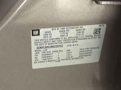 2011 Chevrolet Equinox LTZ