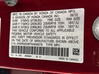 2022 Honda CR-V EX-L