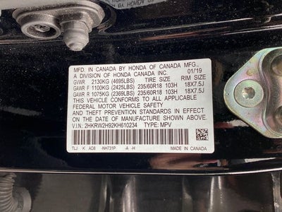 2019 Honda CR-V Touring