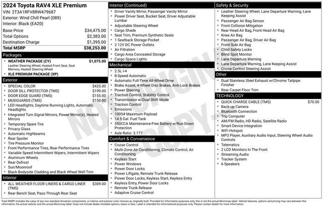 2024 Toyota RAV4 XLE Premium