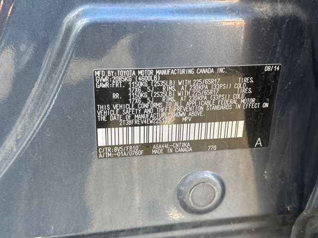 2014 Toyota RAV4 LE