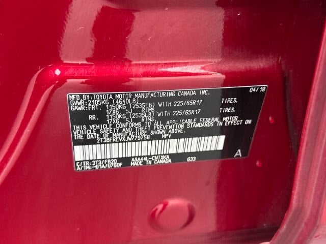 2018 Toyota RAV4 LE