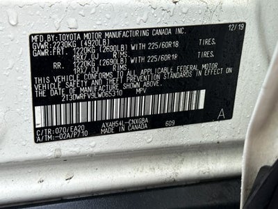 2020 Toyota RAV4 Hybrid Limited