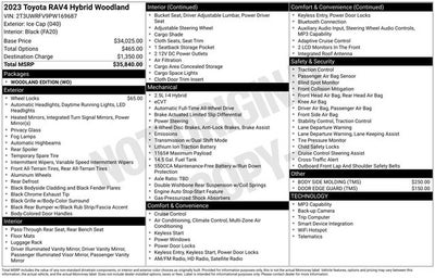 2023 Toyota RAV4 Hybrid Woodland Edition