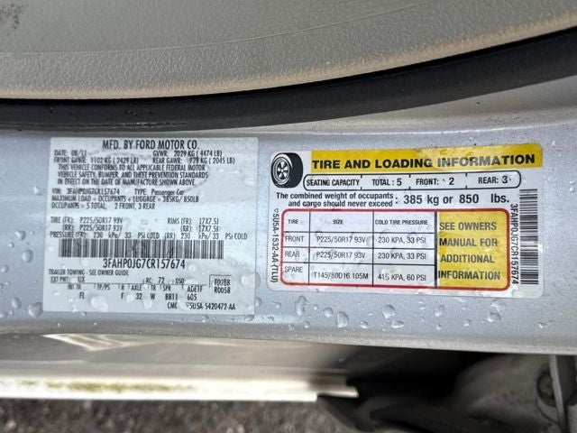 2012 Ford Fusion SEL