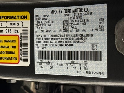 2025 Ford Bronco Sport Big Bend