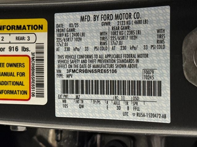 2025 Ford Bronco Sport Big Bend