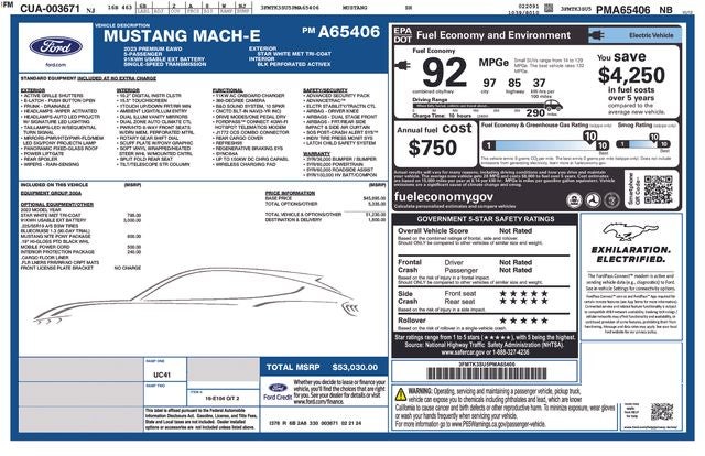 2023 Ford Mustang Mach-E Premium