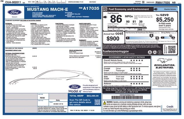 2024 Ford Mustang Mach-E GT