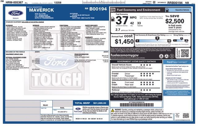 2024 Ford Maverick XLT