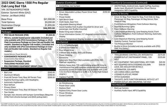 2023 GMC Sierra 1500 Pro