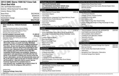 2012 GMC Sierra 1500 SLT