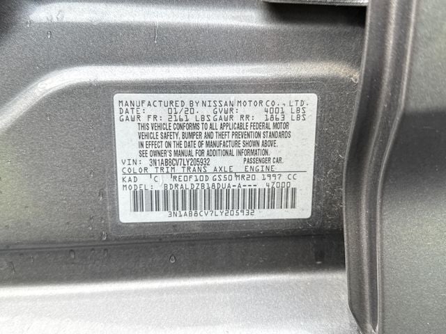 2020 Nissan Sentra SV