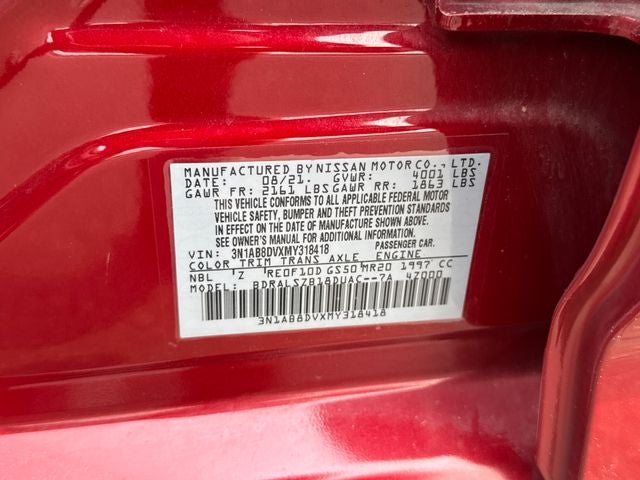 2021 Nissan Sentra SR