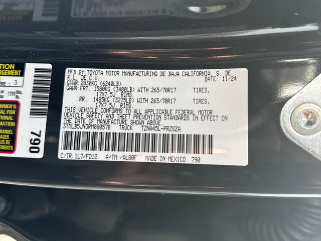 2024 Toyota Tacoma TRD Off-Road