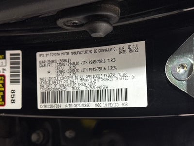 2022 Toyota Tacoma SR