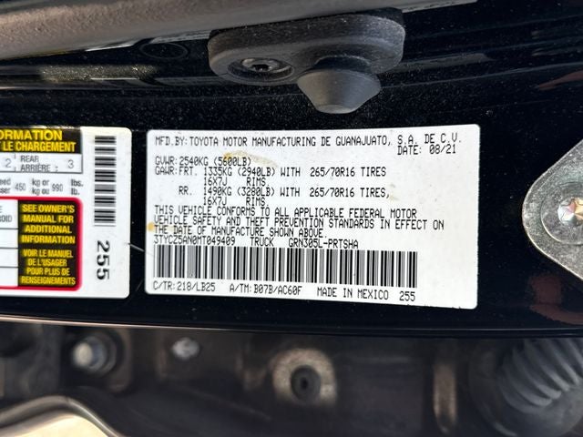 2021 Toyota Tacoma TRD Pro V6
