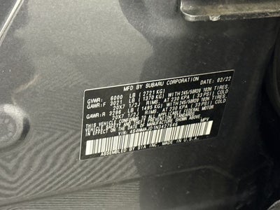 2022 Subaru Ascent Onyx Edition