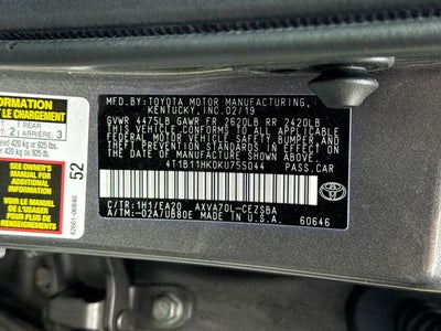 2019 Toyota Camry SE