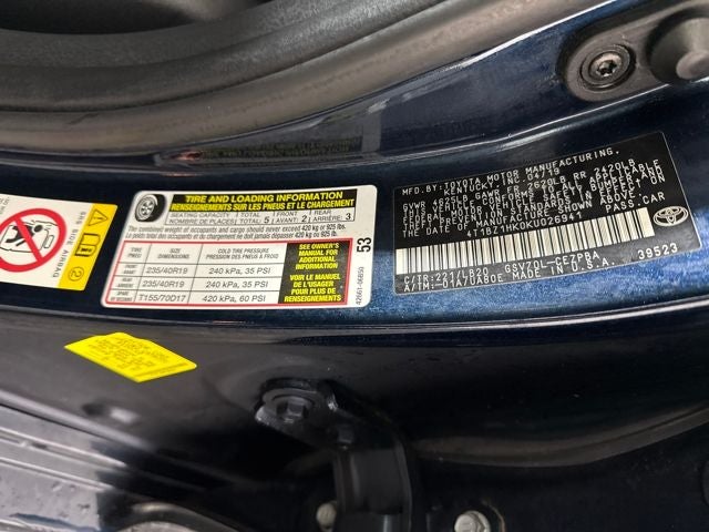 2019 Toyota Camry XSE V6