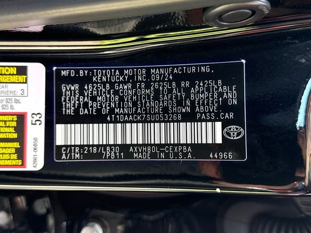 2025 Toyota Camry XSE