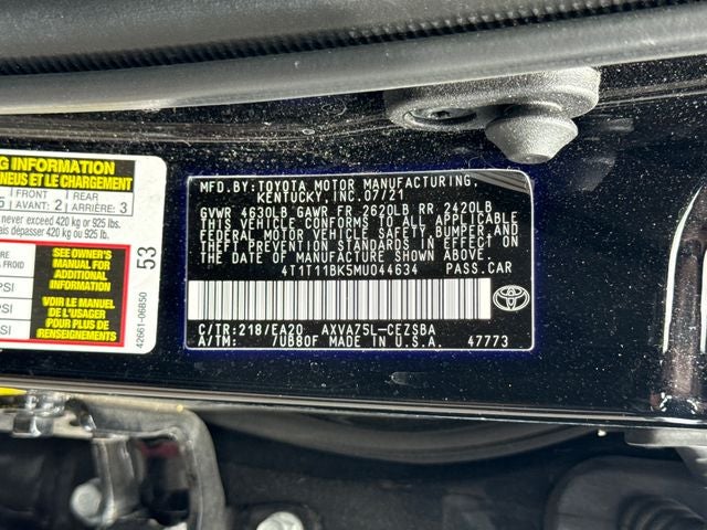 2021 Toyota Camry SE