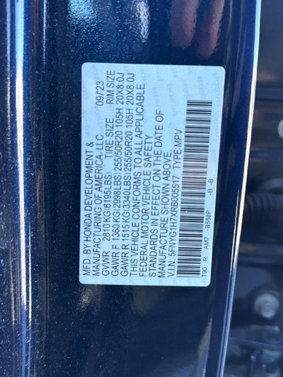 2024 Honda Pilot Touring