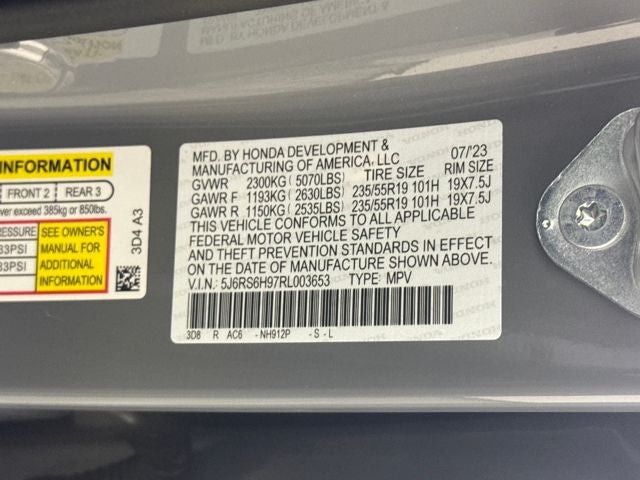 2024 Honda CR-V Hybrid Sport Touring